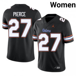 Black Dameon Pierce #27 Gators Jersey | Women High School Football Limited Swen 28181402