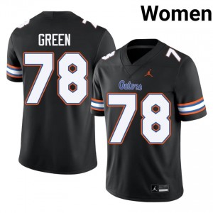 Black Desmond Green #78 Gators Jersey | Women High School Football Fresh Swen 47795441