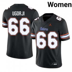 Black Emeka Ugorji #66 Gators Jersey | Women High School Football Limited Swen 18294749