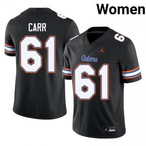 Black G'Nivre Carr #61 Gators Jersey | Women High School Football Fresh Swen 25053219