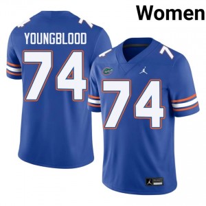 Jack Youngblood #74 Gators Jersey | Exclusive Royal College Football Women Swen 59160918