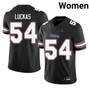 Black Javarii Luckas #54 Gators Jersey | Women High School Football Limited Swen 49369014