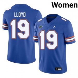 Jaylen Lloyd #19 Gators Jersey | Exclusive Royal College Football Women Swen 21739459