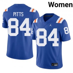 Officially Licensed Kyle Pitts #84 Florida Gators Royal Alternate Jersey | Women University Football Embroidery Fan Gear 23316441