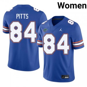 Kyle Pitts #84 Gators Jersey | Iconic Royal College Football Women Stitch 53231673