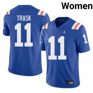 Officially Licensed Kyle Trask #11 Florida Gators Royal Alternate Jersey | Women University Football Embroidery Fan Gear 71746291