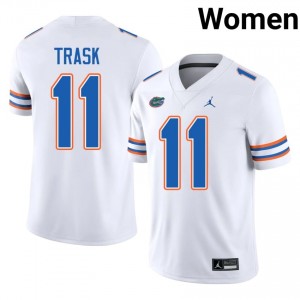 Florida Kyle Trask #11 White Jersey | Essential Embroidery NCAA Football Women Apparel 95597436