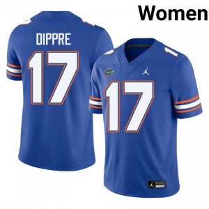 Lacota Dippre #17 Gators Jersey | Pro-Grade Royal College Football Women Swen 41087784
