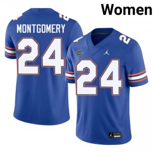 London Montgomery #24 Gators Jersey | Exclusive Royal College Football Women Swen 77548293