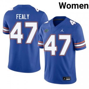Miller Fealy #47 Gators Jersey | Gameday Royal College Football Women Stitch 12413250