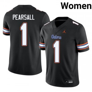 Black Ricky Pearsall #1 Gators Jersey | Women High School Football Limited Swen 78047625