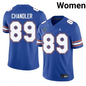 Wes Chandler #89 Gators Jersey | Gameday Royal College Football Women Stitch 85487413