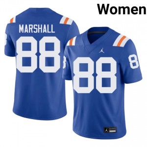Top-Tier Wilber Marshall #88 Florida Royal Alternate Jersey | Women University Football Embroidery Fan Gear 44899545