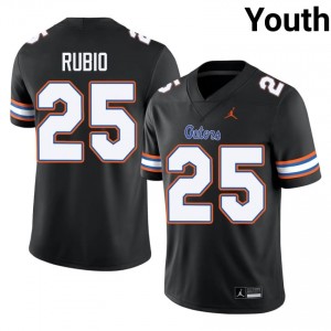 Black Anthony Rubio #25 UF Gators Jersey | Youth High School Football Fresh Stitched 56479733