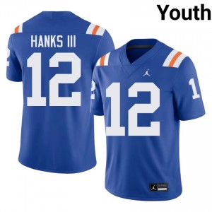 Top-Tier Ben Hanks III #12 Gators Royal Alternate Jersey | Youth University Football Swen Fan Gear 41641441
