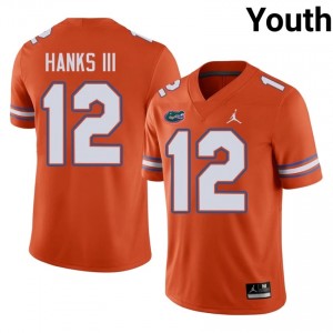 #12 Ben Hanks III Florida Orange Jersey | Elite Embroidery Youth Player Football Gear 38880212