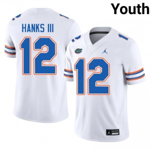 Gators Ben Hanks III #12 White Jersey | Genuine Stitch NCAA Football Youth Apparel 43250256
