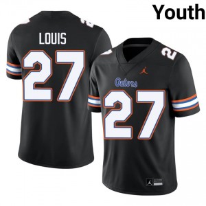 Black Byron Louis #27 UF Gators Jersey | Youth High School Football Limited Stitched 93436061