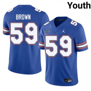 Corey Brown #59 UF Gators Jersey | Pro-Grade Royal College Football Youth Stitched 80110251