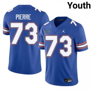 Daniel Pierre Louis #73 UF Gators Jersey | Pro-Grade Royal College Football Youth Stitched 24161188