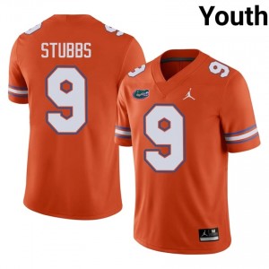 #9 Drake Stubbs Florida Orange Jersey | Classic Embroidery Youth Player Football Gear 69772944