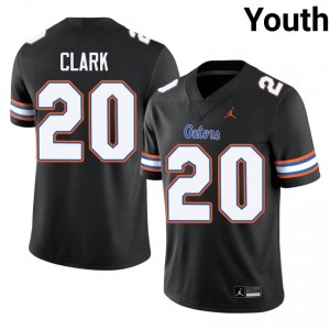 Black Duke Clark #20 Florida Gators Jersey | Youth High School Football Licensed Stitched 82234643