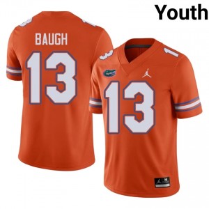 #13 Jadan Baugh Florida Gators Orange Jersey | Alumni Embroidery Youth Player Football Gear 77541029