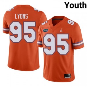 #95 Jamari Lyons Florida Orange Jersey | Elite Embroidery Youth Player Football Gear 38284865