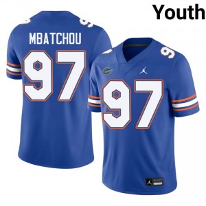 Joseph Mbatchou #97 Florida Gators Jersey | Iconic Royal College Football Youth Stitched 48084934