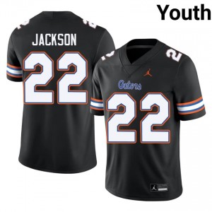 Black Kahleil Jackson #22 Florida Gators Jersey | Youth High School Football Moisture Wicking Stitched 16493977