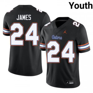 Black Kamran James #24 UF Gators Jersey | Youth High School Football Limited Stitched 43064553