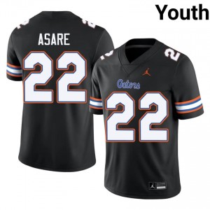 Black Kofi Asare #22 UF Gators Jersey | Youth High School Football Fresh Stitched 62361076
