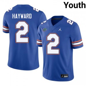 Lagonza Hayward #2 Florida Gators Jersey | Iconic Royal College Football Youth Stitched 42057941