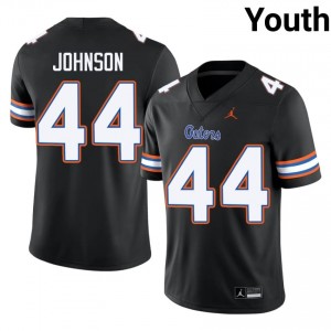 Black Myles Johnson #44 Florida Gators Jersey | Youth High School Football Moisture Wicking Stitched 92778585