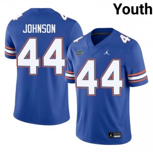 Myles Johnson #44 UF Gators Jersey | Exclusive Royal College Football Youth Stitched 60644014
