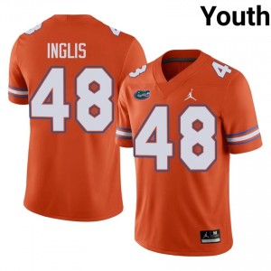 #48 Nicholas Inglis Florida Orange Jersey | Elite Embroidery Youth Player Football Gear 73862965