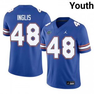 Nicholas Inglis #48 UF Gators Jersey | Pro-Grade Royal College Football Youth Stitched 49985756