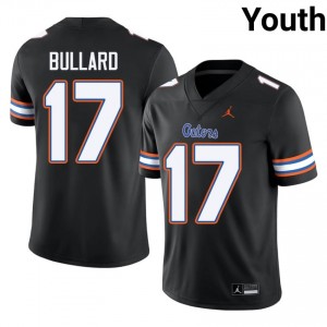 Black Titus Bullard #17 UF Gators Jersey | Youth High School Football Limited Stitched 82291534