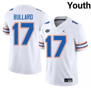 Gators Titus Bullard #17 White Jersey | Premium Swen NCAA Football Youth Apparel 33955269