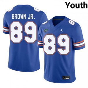 Tripp Brown Jr. #89 UF Gators Jersey | Pro-Grade Royal College Football Youth Stitched 16959768