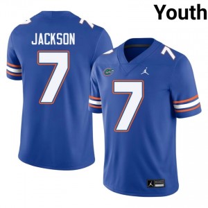 Ty Jackson #7 UF Gators Jersey | Pro-Grade Royal College Football Youth Stitched 57242605