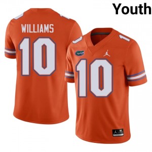 #10 Aaron Williams Florida Orange Jersey | Classic Embroidery Youth Player Football Gear 38038247