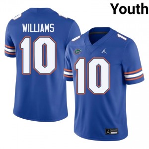 Aaron Williams #10 UF Gators Jersey | Exclusive Royal College Football Youth Stitched 67680005