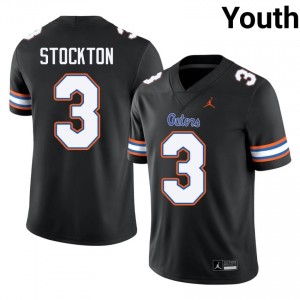 Black Bailey Stockton #3 UF Gators Jersey | Youth High School Football Limited Stitched 64873583