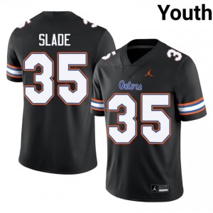 Black Brayden Slade #35 Florida Gators Jersey | Youth High School Football Moisture Wicking Stitched 73095073