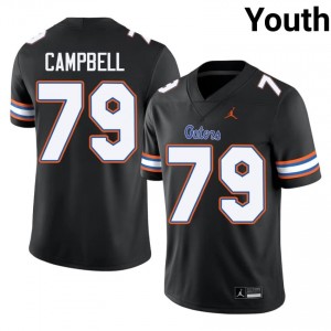 Black Chancellor Campbell #79 UF Gators Jersey | Youth High School Football Fresh Stitched 61363113