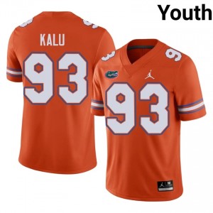 #93 DK Kalu Florida Orange Jersey | Elite Embroidery Youth Player Football Gear 35675962
