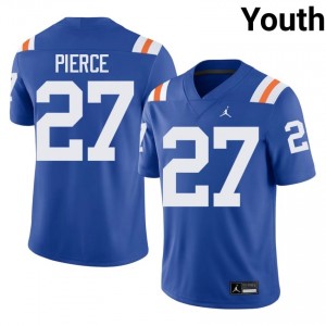 Durable Dameon Pierce #27 Gators Royal Alternate Jersey | Youth University Football Swen Fan Gear 57204612