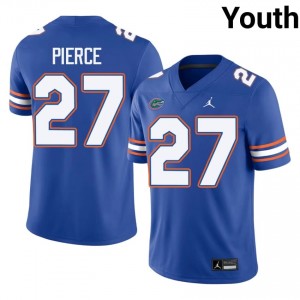 Dameon Pierce #27 UF Gators Jersey | Exclusive Royal College Football Youth Stitched 47694103