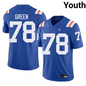 Top-Tier Desmond Green #78 Gators Royal Alternate Jersey | Youth University Football Swen Fan Gear 69282928